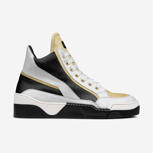 DIVIRI Deluxe x Gold Python Series High Top Shoes