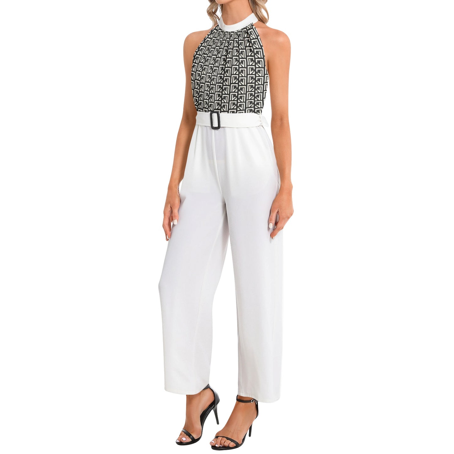 DIVIRI Women's Belted Jumpsuit