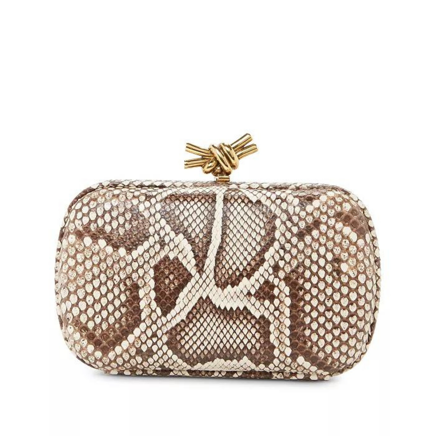 Bottega Veneta - Knot Python Clutch